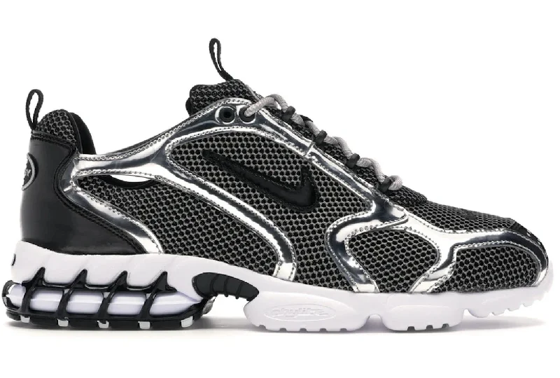 Air Zoom Spiridon Cage 2 X Stussy Pure Platinum