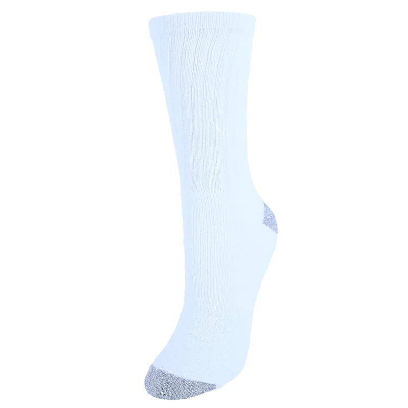 CTM® Women's Soft Crew Sport Socks (Pack of 4)