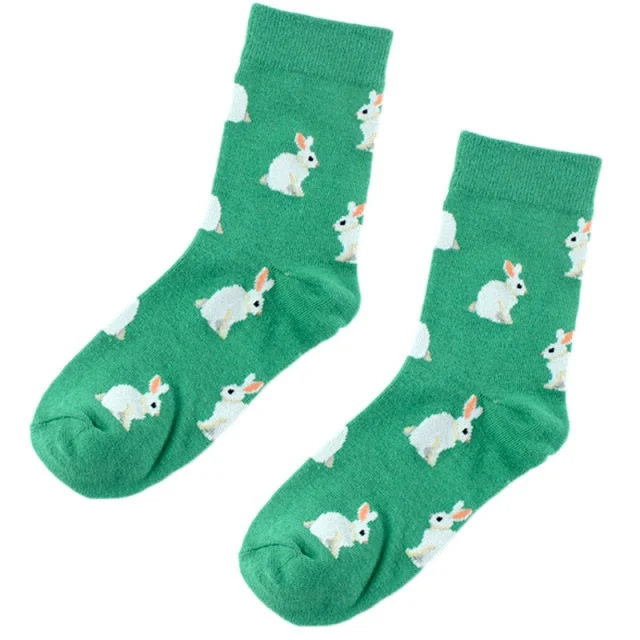 Cute animal knitted socks by Style's Bug (2 pairs pack)