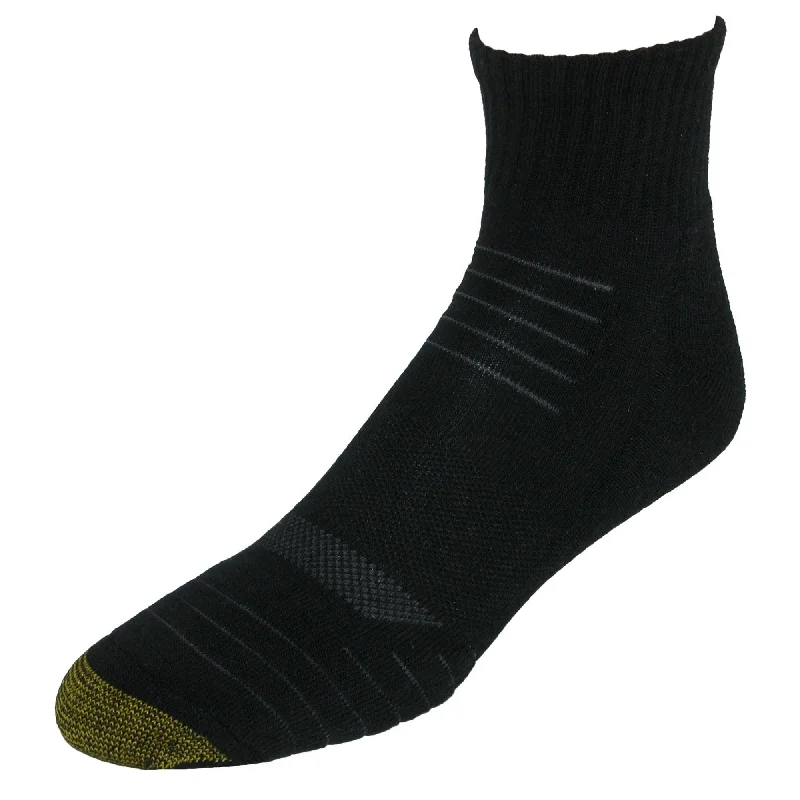 Gold Toe Men's Tech Sport Quarter Socks (6 Pair Pack)