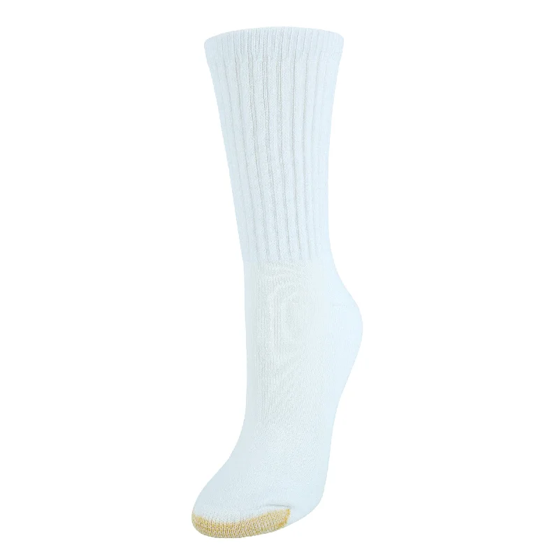 Gold Toe Women's Extended Size AquaFX Crew Socks (3 Pair Pack)