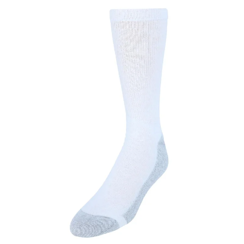 Hanes Men's Big and Tall Cushion Crew Socks (6 Pack)