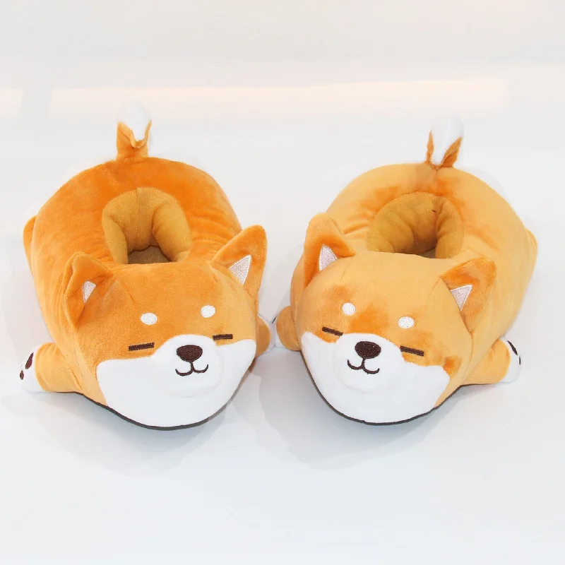 Lazy Shiba Inu Slippers (ONE SIZE fits all)