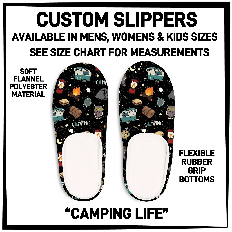 SL1P - Camping Life Custom Slippers - Preorder ETA: Mid-Oct