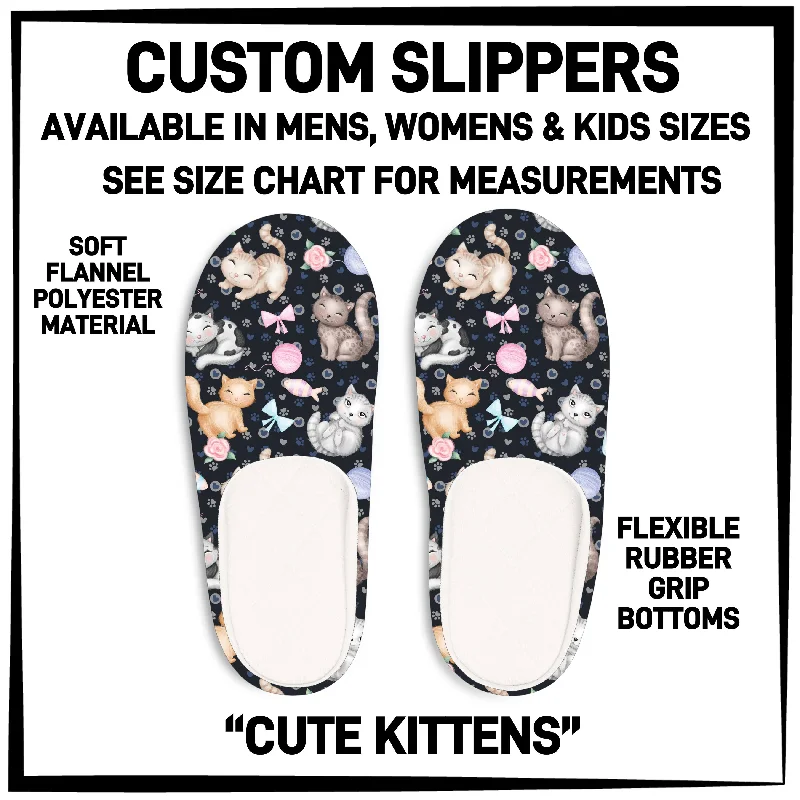 SL1P - Cute Kittens Custom Slippers - Preorder ETA: Mid-Oct