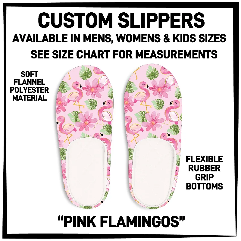 SL1P - Pink Flamingos Custom Slippers - Preorder ETA: Mid-Oct