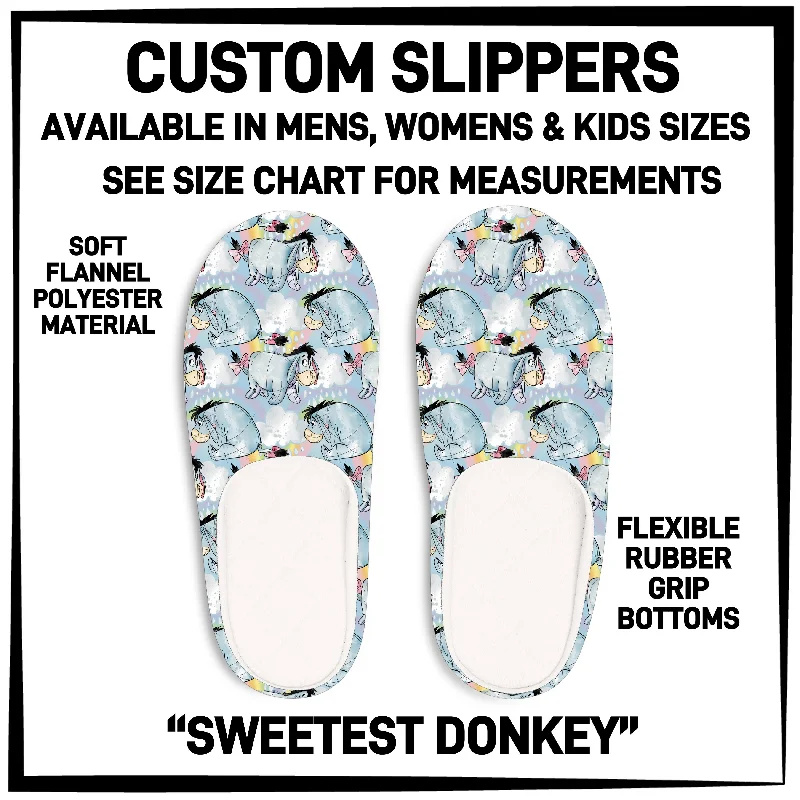 SL1P - Sweetest Donkey Custom Slippers - Preorder ETA: Mid-Oct