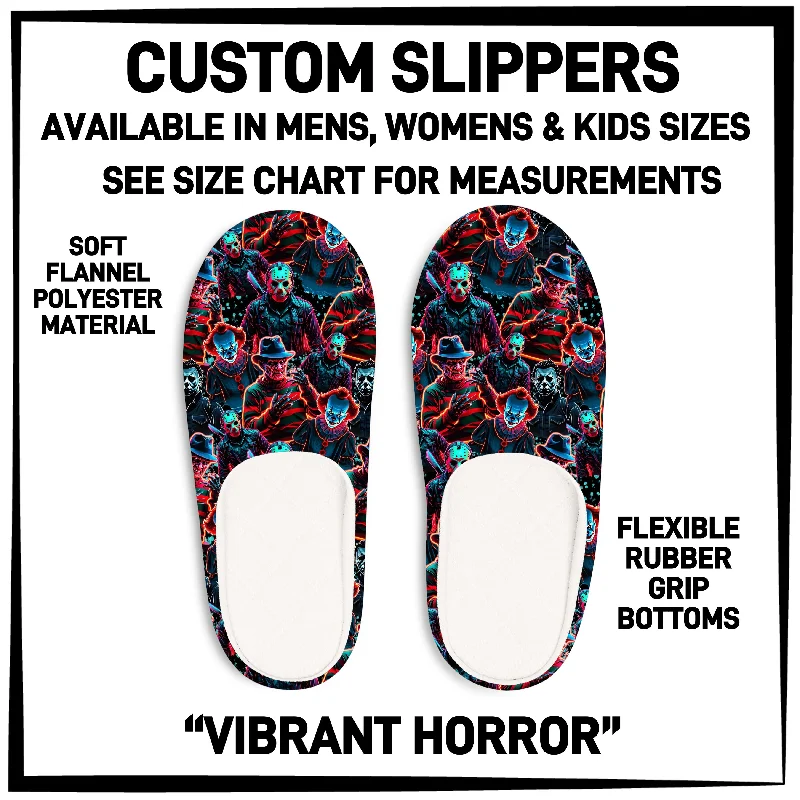 SL1P - Vibrant Horror Custom Slippers - Preorder ETA: Mid-Oct