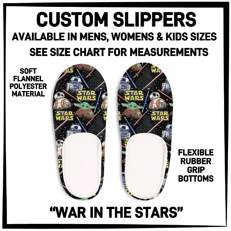 SL1P - War in the Stars Custom Slippers - Preorder ETA: Mid-Oct