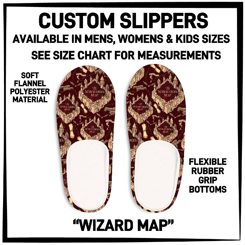 SL1P - Wizard Map Custom Slippers - Preorder ETA: Mid-Oct