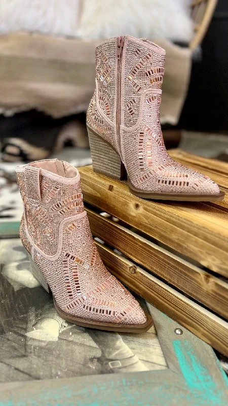 Rose Gold Maze of Life Booties