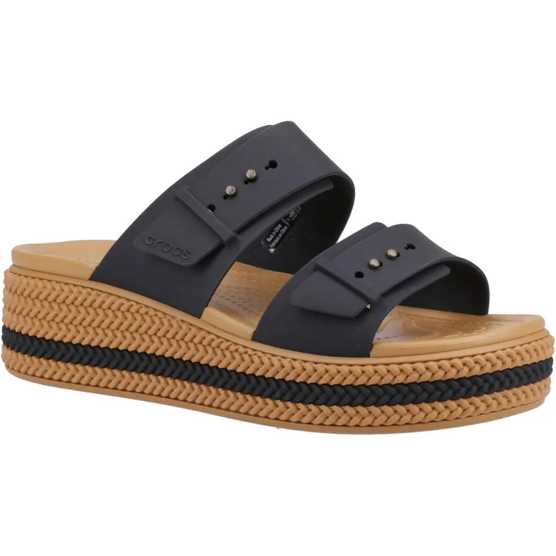 Crocs Womens/Ladies Brooklyn Woven Buckle Wedge Sandals