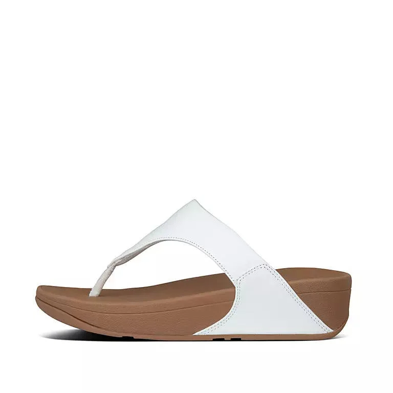 FitFlop Womens LuLu Toe-Post Sandals White