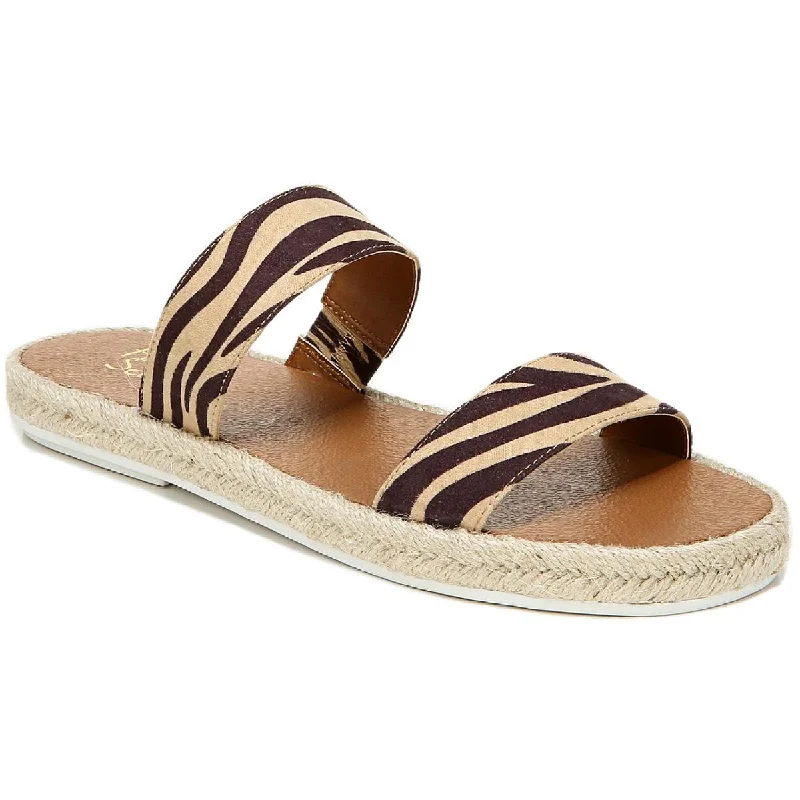 Franco Sarto Womens Posie Flat Espadrille Flip-Flops