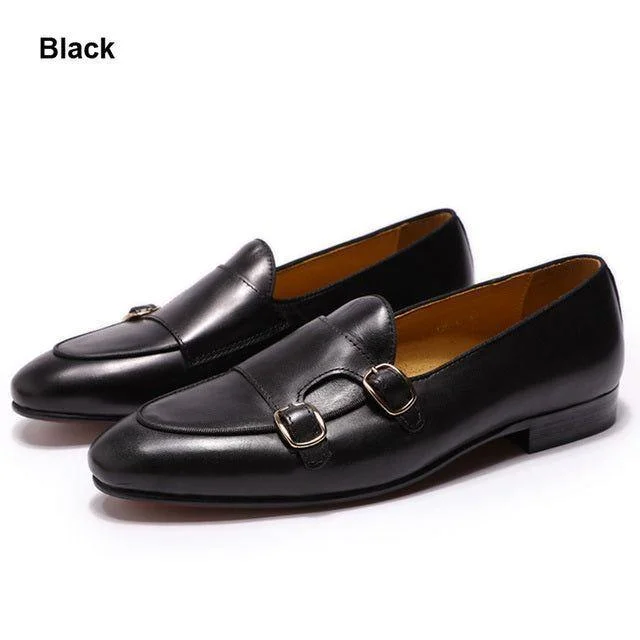 Handmade Men's Casual Shoes MCSFCO01 Leather Loafer Footwear