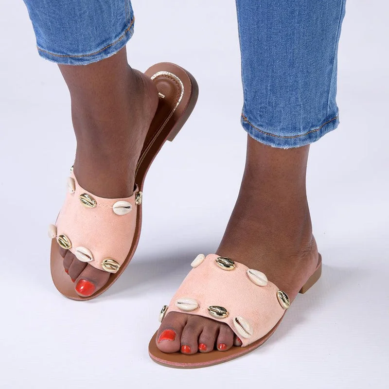 Madison Cassandra Push in Sandals - Blush