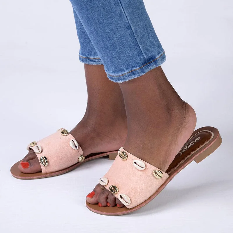 Madison Cassandra Push in Sandals - Blush