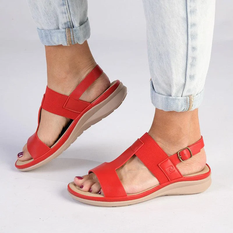 Pierre Cardin Betty Fashion Sandals - Red