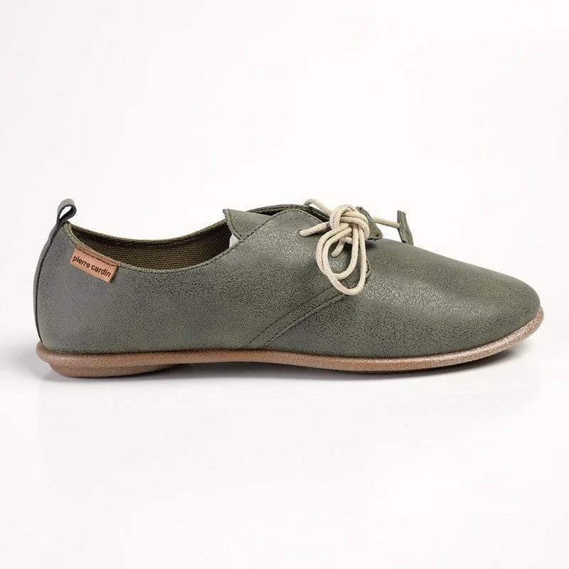 Pierre Cardin Ladies Riviera Lace Up - Olive