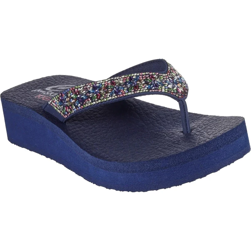 Skechers Womens/Ladies Cali Vinyasa - Wild Daisies Flip Flops