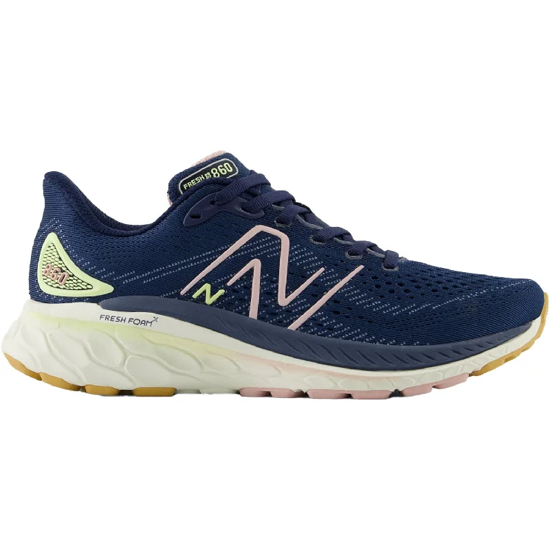 Women's New Balance W86013A Fresh Foam X Navy/Pink Orb Mesh