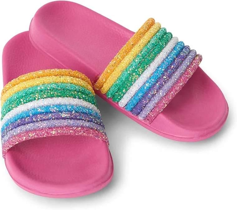 Over the Rainbow Slide On Sandals