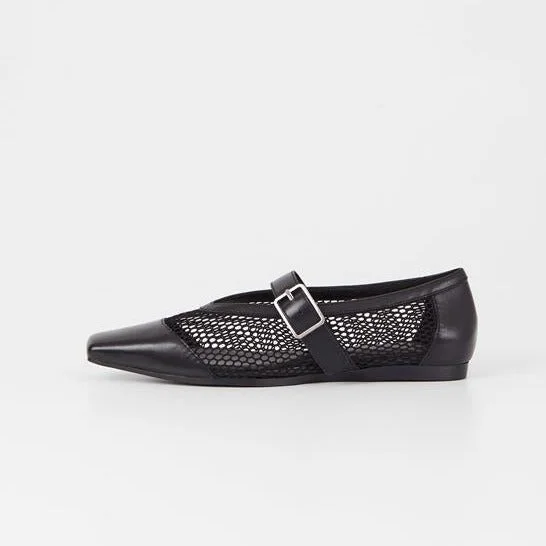 VAGABOND WIOLETTA MESH-BLACK FLATS