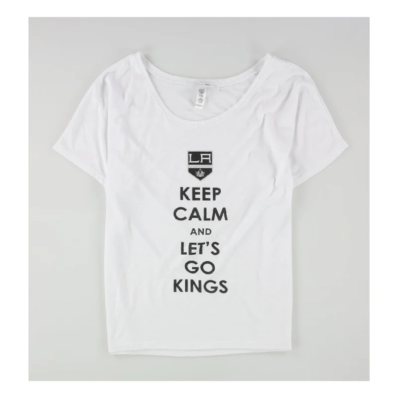 Rinky Womens Keep Calm And Let's Go Kings Graphic T-Shirt