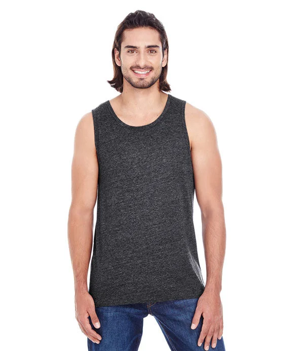 102C - Threadfast Apparel Unisex Tri-blend Tank Top | Black  Tri-blend