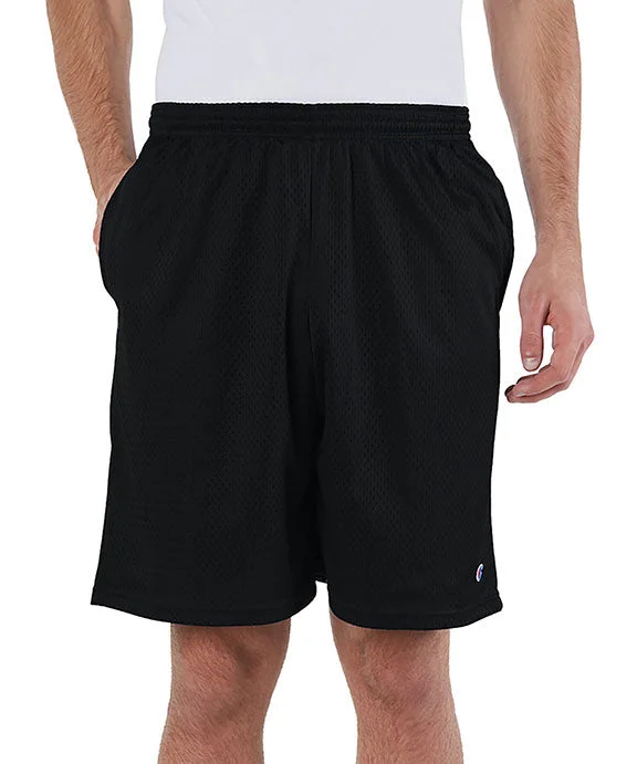 81622 - Champion Adult Mesh Shorts with Pockets | Black