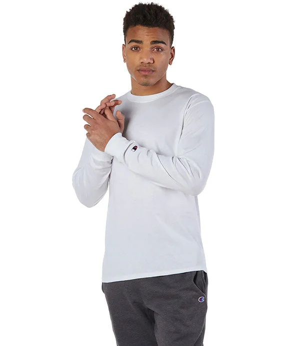 CC8C - Champion Adult Long-Sleeve T-Shirt | White