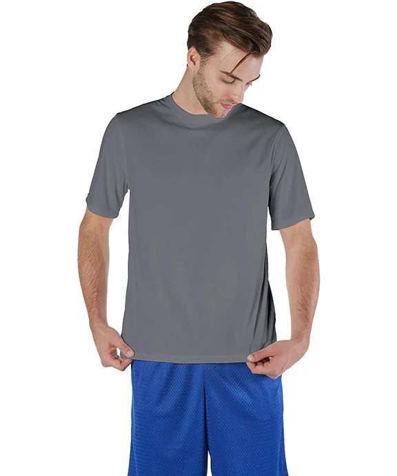 CW22 - Champion Adult 4.1 oz. Double Dry® Interlock T-Shirt | Stone Grey