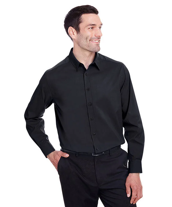 DG542 - Devon & Jones Mens CrownLux Performance™ Stretch Shirt | Black