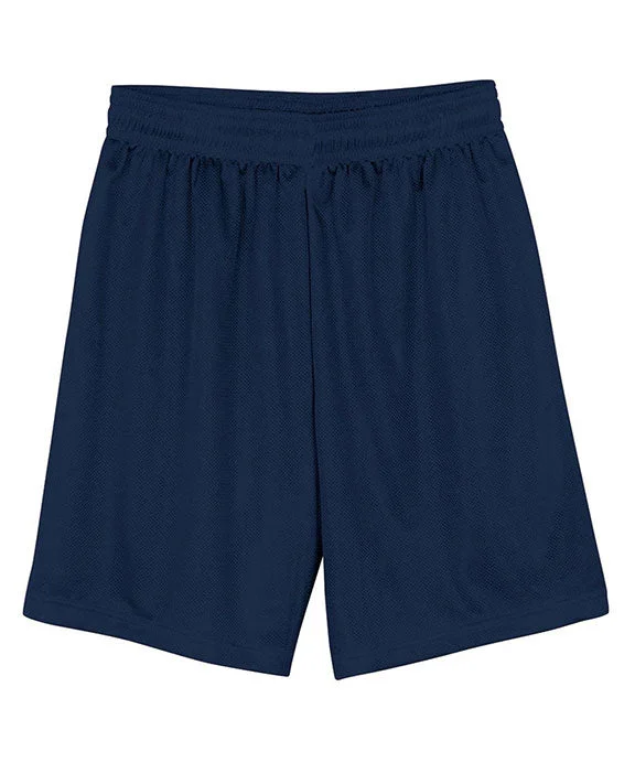 N5255 - A4 Mens 9" Inseam Micro Mesh Shorts | Navy