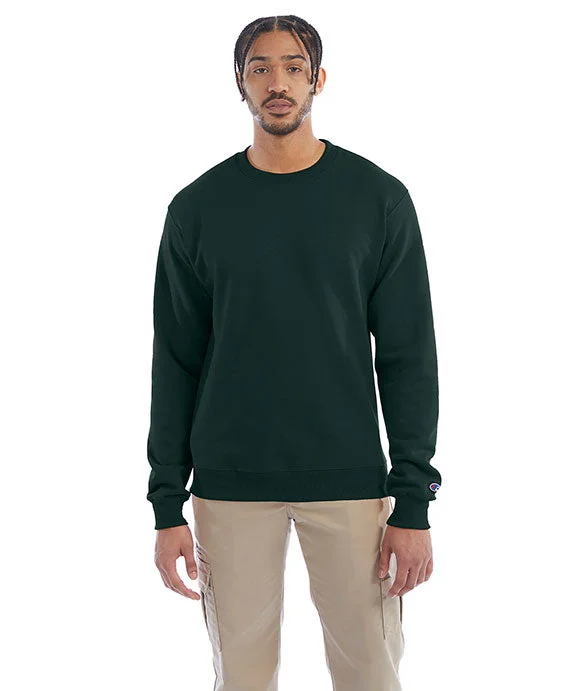 S600 - Champion Adult Powerblend® Crewneck Sweatshirt | Dark Green