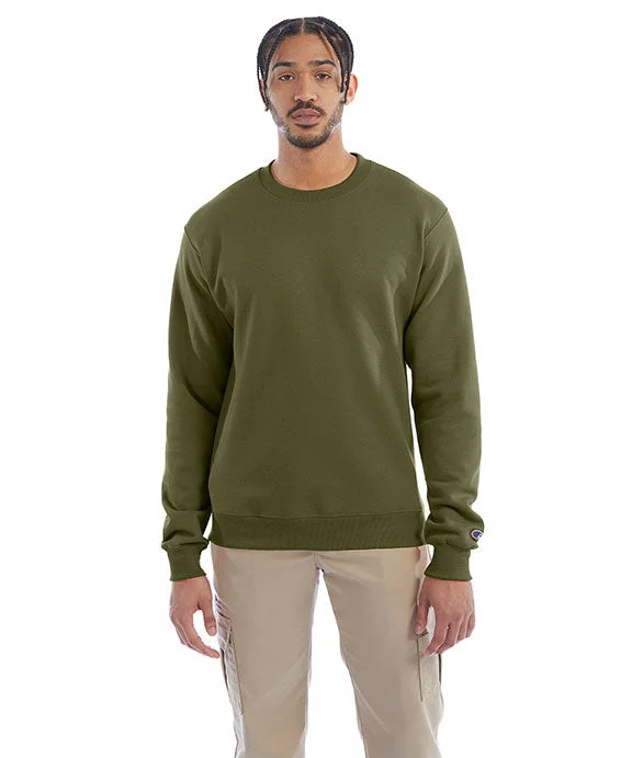 S600 - Champion Adult Powerblend® Crewneck Sweatshirt | Fresh Olive