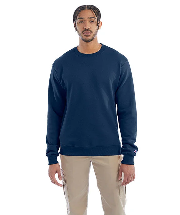 S600 - Champion Adult Powerblend® Crewneck Sweatshirt | Late Night Blue