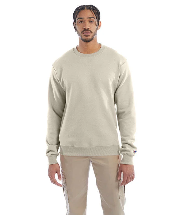 S600 - Champion Adult Powerblend® Crewneck Sweatshirt | Sand