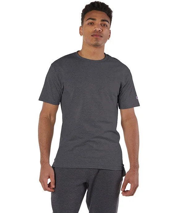 T525C - Champion Adult 6 oz. Short-Sleeve T-Shirt | Charcoal Heather