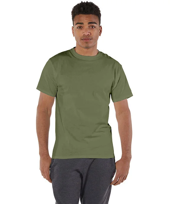 T525C - Champion Adult 6 oz. Short-Sleeve T-Shirt | Fresh Olive