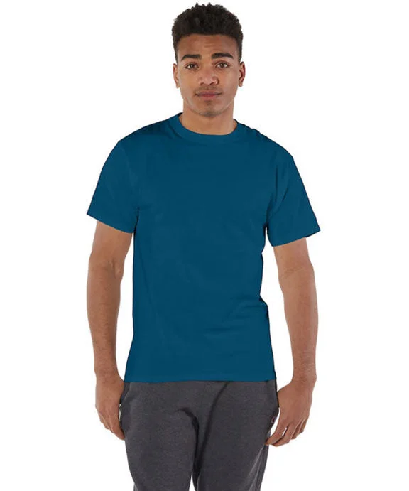 T525C - Champion Adult 6 oz. Short-Sleeve T-Shirt | Late Night Blue