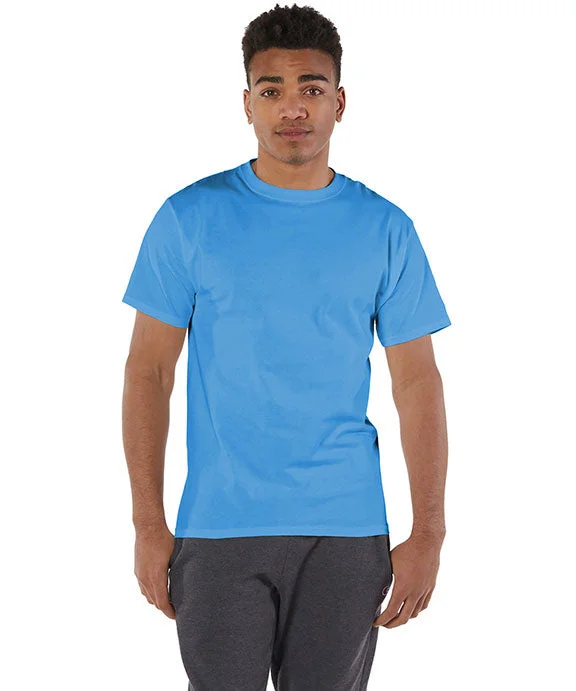 T525C - Champion Adult 6 oz. Short-Sleeve T-Shirt | Light Blue